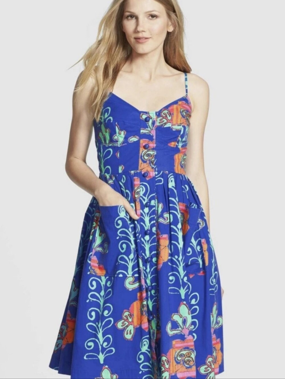 Tracy Reese Plenty Floral Print Sundress EUC